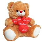 Urso de Pelúcia Grande 4 Coração Amor Me Abrace Caramelo - Fizzy - 7898370512826