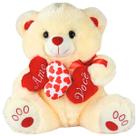 Urso de Pelúcia Grande Amo Você Coração Namorados Amor Luxo