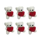 Urso De Pelúcia Kawaii Em Forma De Coração De 20cm, Presente De Dia Dos Namorados E Natal Para Ela,