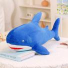 Urso De Pelucia Tubarao Grande Antialérgico Azul 80cm