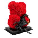 Urso de Rosas Com Buque
