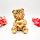 Urso Decorativo Estátua Enfeite Casa Sala Quarto Menina Escritório Presentes Criativos Namorados Decoração -