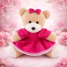 Urso Grande de Pelúcia 30cm com Roupa Menino Vestido Menina Presente Cesta Decoração Urso Grande de Pelúcia 30cm com Roupa Menino Vestido Menina Presente Cesta Decoração
