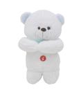 Urso Laço Azul Rezando Pai Nosso 28cm Pelúcia
