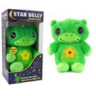 Urso musical de pelucia unicornio com projetor de estrelas luz noturna crianca bebe menina noite iluminada verde