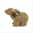 Urso Natalino Enfeite Rustico para o Natal 18 cm Urso Natalino Enfeite Rustico para o Natal 18 cm