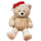 Urso Natalino Marrom e Vermelho 60cm 1029212 Cromus