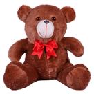 Urso Panda Teddy De Pelúcia Tamanho 37cm Com Laço Cetim Urso Panda Teddy De Pelúcia Tamanho 37cm Com Laço Cetim