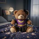 Urso Pelúcia Fantasia 20cm Brinquedo Criança Ursa Morcego