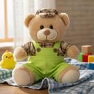 Urso Pelúcia Menino Com Chapéu 30cm Anti-alérgico Urso Pelúcia Menino Com Chapéu 30cm Anti-alérgico