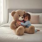 Urso Pelúcia Teddy Médio Anti Alérgico Tamanho Ideal Laço Removível Urso Pelúcia Teddy Médio Anti Alérgico Tamanho Ideal Laço Removível