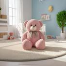 Urso Pelúcia Teddy Pequeno Hipoalergênico Macio Laço Removível Urso Pelúcia Teddy Pequeno Hipoalergênico Macio Laço Removível