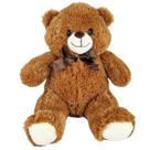 Urso Teddy de Pelúcia Com Laço 30cm Ursinho Bebê Nicho Bear