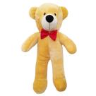 Urso Teddy de Pelúcia Doce de Leite 70cm Com Gravatinha Borboleta - 508 Urso Teddy de Pelúcia Doce de Leite 70cm Com Gravatinha Borboleta - 508