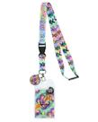 Ursos dançantes Tie-Dye Grateful Dead com suporte de identidade