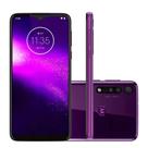 Usado: Motorola One Macro 64GB Roxo - Bom Usado: Motorola One Macro 64GB Roxo - Bom