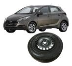 USADO: Pneu Roda Aro Ferro 14 4 Furos Hb20 2016 1.0 3c Original Preto