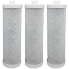 Uso Universal Kit 3 Refis Carbon Block de 9.3/4" Com Rosca Uso Universal Kit 3 Refis Carbon Block de 9.3/4" Com Rosca