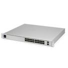 Usw-24 unifi switch 24p gigabit rj45 2p 1g sfp-ubiquiti (sem poe)