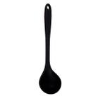 Utensílio Para Cozinha Concha de Silicone 28cm Preta