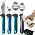 Utensílios adaptáveis BUNMO para artrite de idosos, aderência manual fraca