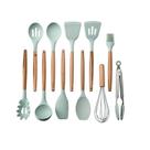 Utensílios de Cozinha - Kit 12 Peças - Cor: Verde