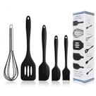 Utensílios De Cozinha Silicone Com Fue Kit C/ 5
