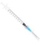 Utensílios de dispensação de laboratório zoganton 1mL 23Ga 50 unidades embalados individualmente