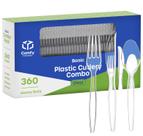Utensílios descartáveis Comfy Package Basic Clear Plastic 360 Utensílios descartáveis Comfy Package Basic Clear Plastic 360