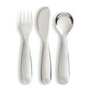 Utensílios Munchkin Polish Toddler em aço inoxidável de 3 peças