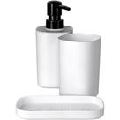 Utensílios para Banheiro KIT 3PCS para Pia Branco KIT