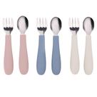 Utensílios para crianças WeeSprout 3 garfos e 3 colheres de aço inoxidável