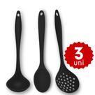 Utensílios Silicone Concha Escumadeira Colher Alta Qualidade Cozinha