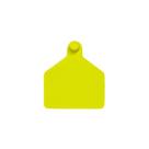 V Brinco Bovino Grande Liso Amarelo 50pç - Crisan