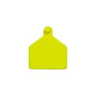 V Brinco Bovino Medio Liso Zooflex Amarelo 25pç - Agrozootec