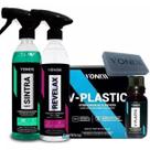V-plastic 20ml + limpador sintra fast apc + revelax vonixx