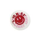 V0009-002 Love More Worry Less Patch Bordado 4x4cm