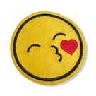 V0051-001 Carinha Beijo Kissy Face Patch Bordado 6,8x6,8cm