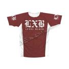 V1 LXB AJJ Preto Secagem Rápida Rash Guard Gym Tee Levelxblack Jersey RANKED V2 NÍVEL NEGRO Moto Top