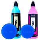 V20 refino remove riscos + v80 selante protecao + aplicador