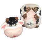 Vaca Porta Bombom Baleiro Vaquinha Milk Ceramica - Decore Casa