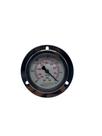 Vacuômetro com Flange Total Inox Diâmetro de 63mm, escala de -30 Inhg X -760 Mmhg
