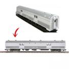 Vagão Correio Aço Inox Rffsa, Frateschi 2500