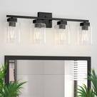 Vaidade de banheiro Espird 4 Light Matte Black 68x12x26cm 110V