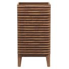 Vaidade de banheiro Modway Render 18 Walnut com armazenamento de 32,5 cm
