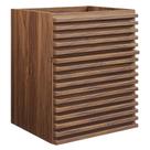 Vaidade de banheiro para montagem na parede Modway Render 18 Walnut