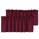 Valances H.VERSAILTEX Blackout para Windows 52x46cm Borgonha