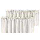 Valances H.VERSAILTEX Ivory para Windows 52x46cm, 2 pacotes