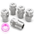 Valve MEANLIN 25 para limpeza de superfícies com pontas de 1/4" NPT 4000 PSI, pacote com 5