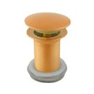 Valvula 1 1/4 Ralo Click Up Inteligente Em Metal Inox Dourado Para Banheiro Pia Cuba Cód. 7725